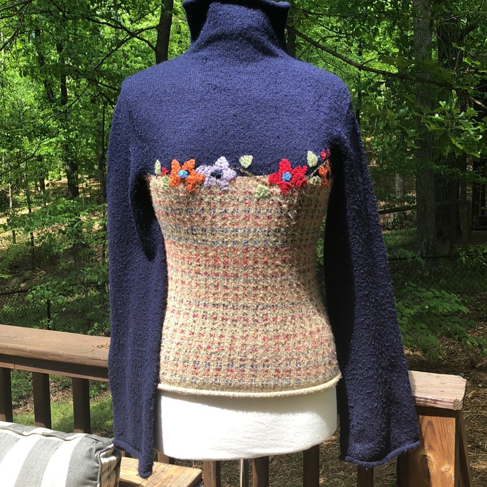Reference Point Flower Sweater